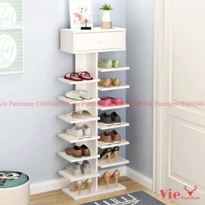 Kệ Để Giày 💗FREESHIP💗 Kệ Giày Gỗ Hình Cây Cực Tiện Ích - MÀU TRẮNG