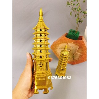 Thấp văn xương bằng đồng vàng 7 tầng,9 tầng