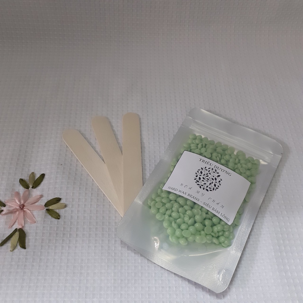 Bich 50g sáp wax tẩy lông nóng hạt đậu Triêu Dương, có nhiều màu để lựa chọn, sáp bám lông cực tốt