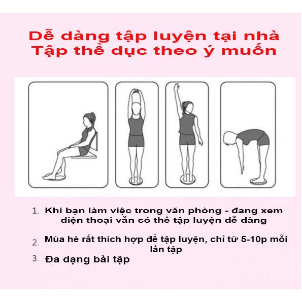 Đĩa Xoay Eo 360 Đánh Tan Mỡ Bụng, Eo Thon, Cơ Bụng Săn Chắc Thân Hình Hoàn Hảo