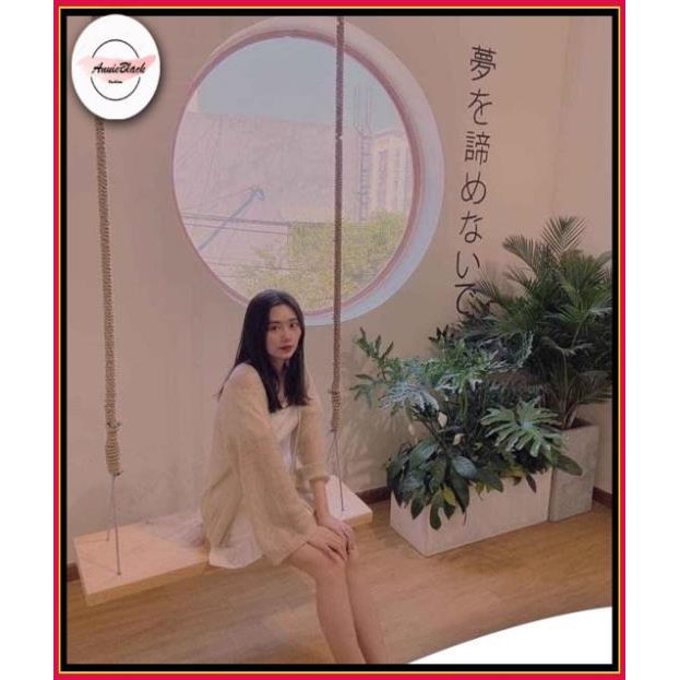 [Mã  ANUI20 hoàn 20k xu đơn 0đ] Áo Len Cardigan Mỏng 🦋 Áo Khoác Len Nữ Dáng Dài 2 Màu 🦋 AB | BigBuy360 - bigbuy360.vn