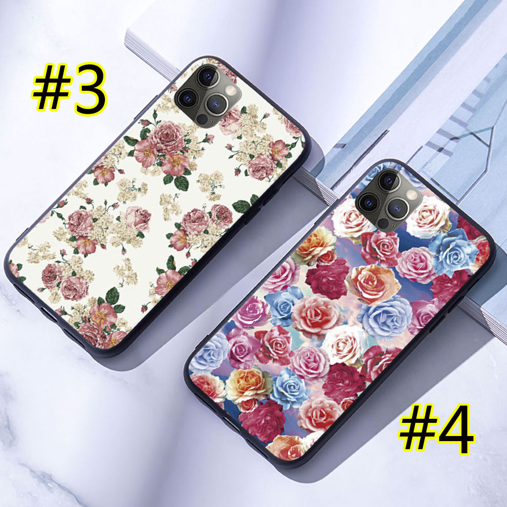 Samsung Galaxy Note 8 9 10 Lite Plus + Silicone mềm Case vỏ điện thoại Hoa hồng