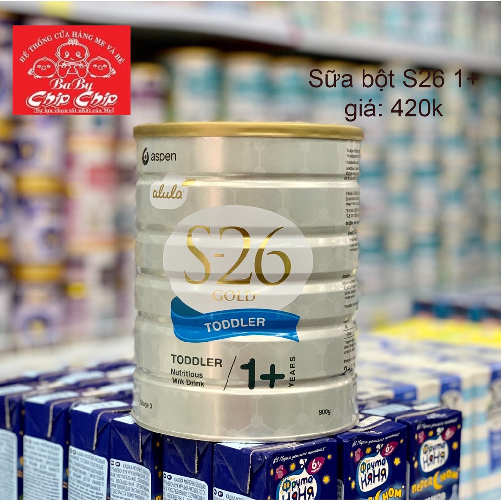 Sữa Úc S26 Gold số 1,2,3 900gr (màu bạc)