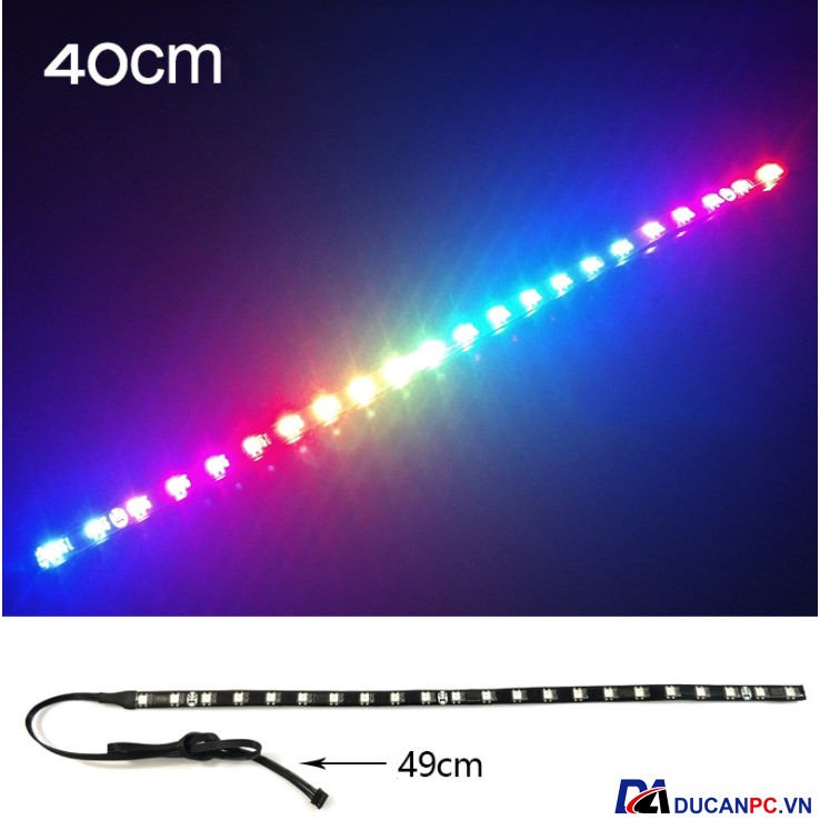 Dây Led RGB Coolmoon Độ Dài 40cm - Đồng Bộ Hub Cooman, Coolmoon