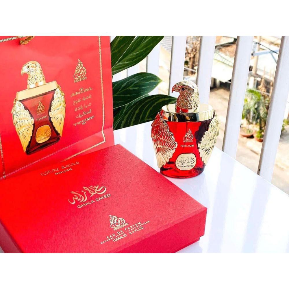 Nước Hoa Nam Dubai Đại Bàng Đỏ Ghala Zayed Luxury Rouge Vừa Ra Mắt 2020 | Thế Giới Skin Care