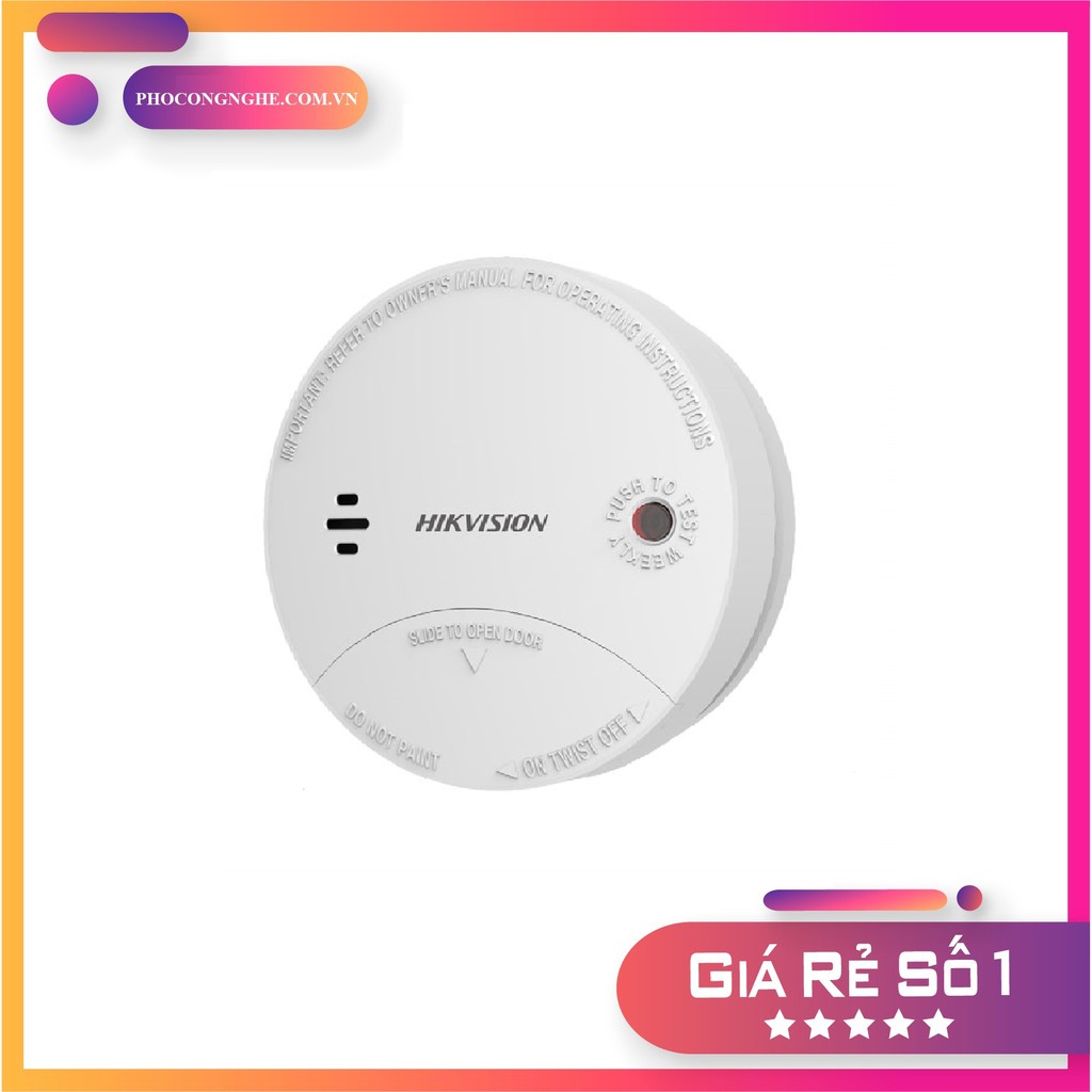 Đầu báo khói Hikvision DS-PD1-SMK-W