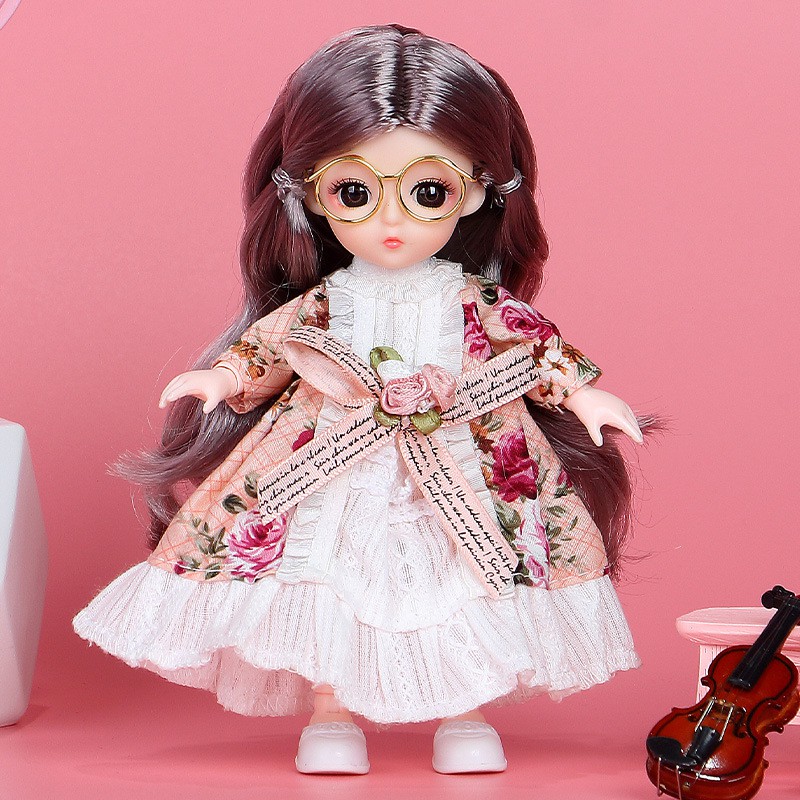 Búp Bê Barbie - Búp Bê Công Chúa 16 CM Đầy Đủ Phụ Kện Siêu Dễ Thương - Đồ Chơi Bé Gái - Đồ Chơi Trang Trí Ô tô,Tiểu Cảnh