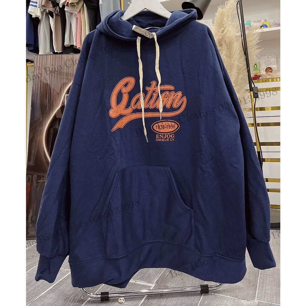 Áo Hoodie Nỉ Cation Nam Nữ Unisex Sweater Dày Dặn Chất Nỉ Tay Bồng Chất Nỉ Ngoại Uzzlang