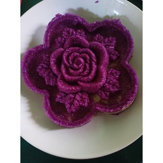 Khuôn nhựa khuôn ấn xôi hình hoa mai mặt chữ hoa hồng hoa sen 14cm