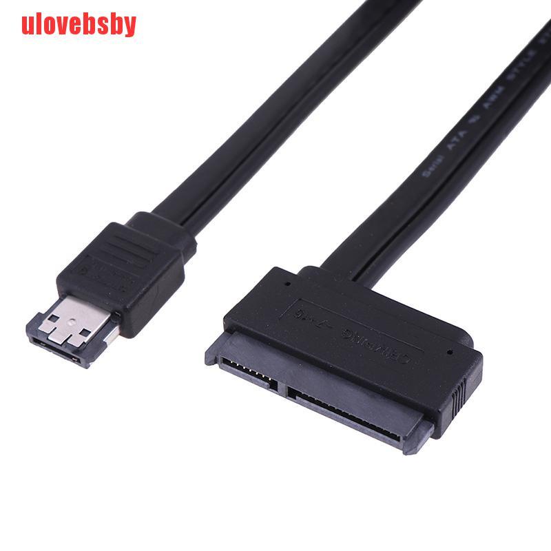 [ulovebsby]Power esata usb 2.0 5v 12v combo to 2.5'' 3.5'' 22pin sata hdd adapter cable