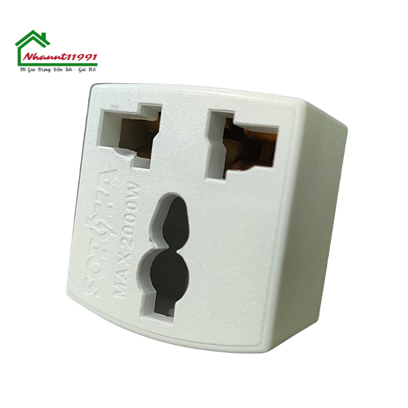 Phích cắm chuyển 3 chấu sang 2 chấu
