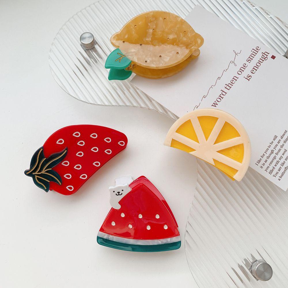 Kẹp Tóc Hình Trái Cây Dễ Thương Phong Cách Hàn Quốc