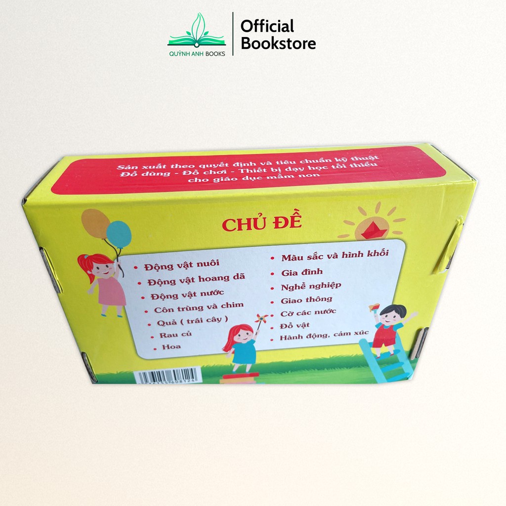 Thẻ flashcard thông minh Thế giới xung quanh khổ A5 biết đọc sớm theo phương pháp glenn doman - NPH Việt Hà