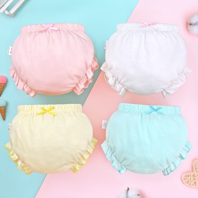 Adabaobao® ᵛⁿQuần tã Lucky Big Cat thiết kế dễ thương chất liệu cotton đính nơ dành cho bé 0-3 tuổi