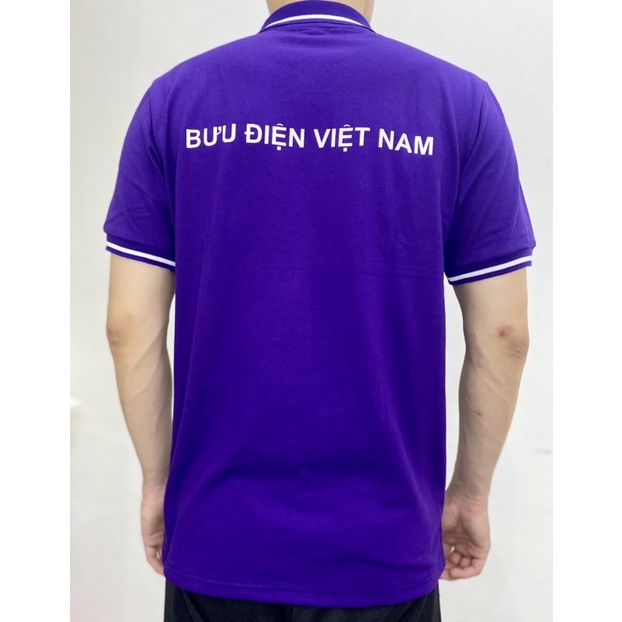 Áo Thun Tím Đồng Phục Bưu Điện Việt Nam Vnpost
