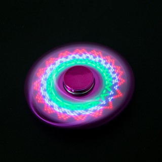 Con quay spinner phát sáng pha lê trong suốt phổ biến chế độ sáng -Con Quay Đồ Chơi Spinner mang Đèn Led Phát Sáng