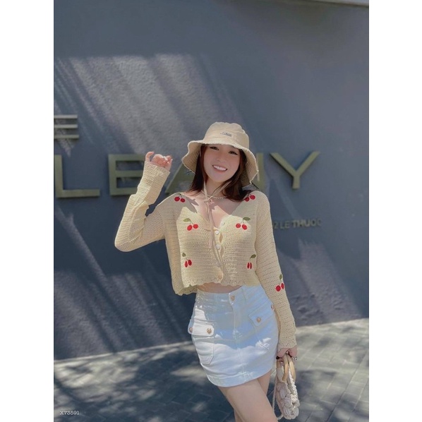 ÁO KHOÁC LEN CHERRY