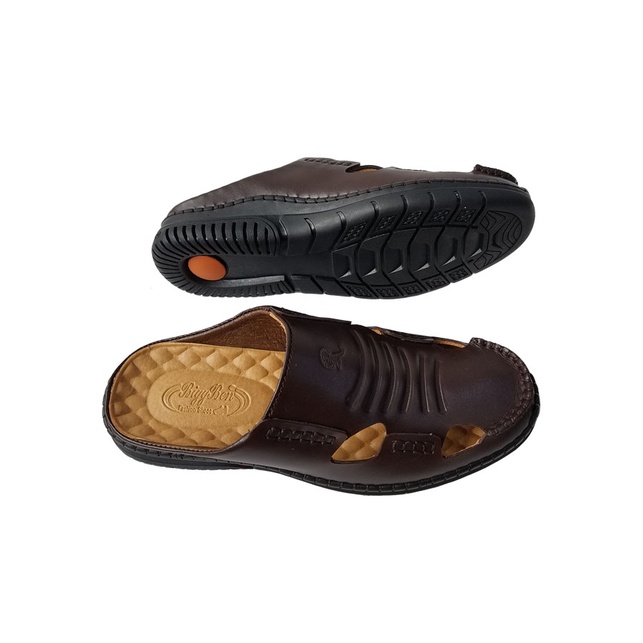 Dép bít đầu rọ nam da bò thật BIGBEN cao cấp SB92