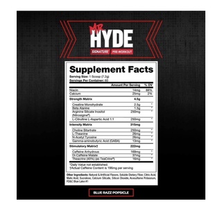 Mr Hyde - Pre Workout 60 Serving