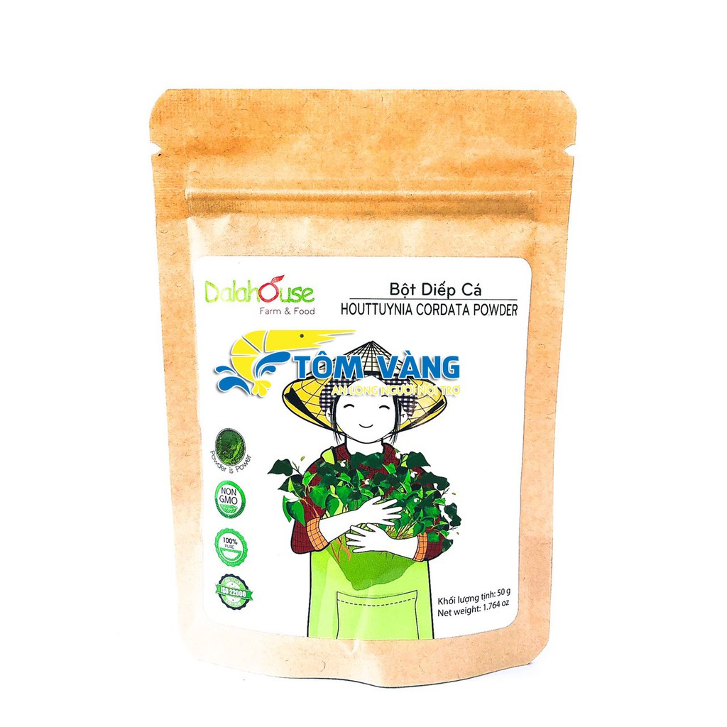 Bột rau củ Dalahouse 50g - Bột rau củ sấy lạnh - Tôm Vàng