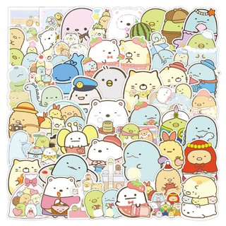 Sticker KAWAII nhựa PVC không thấm nước, dán nón bảo hiểm, laptop, điện thoại, Vali, xe, Cực COOL #150