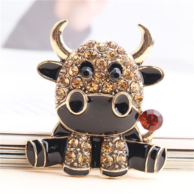 Ghim Cài Áo Hình Bọ Cánh Cứng Đính Đá Thời Trang