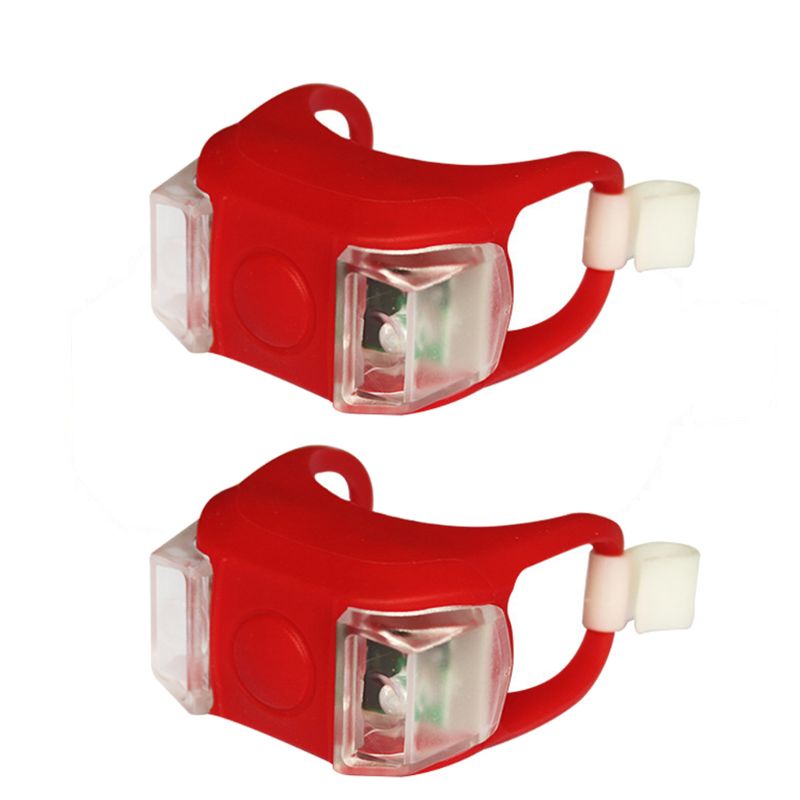 Bộ 2 Đèn Silicone Gắn Xe Đẩy Em Bé Chống Thấm Nước