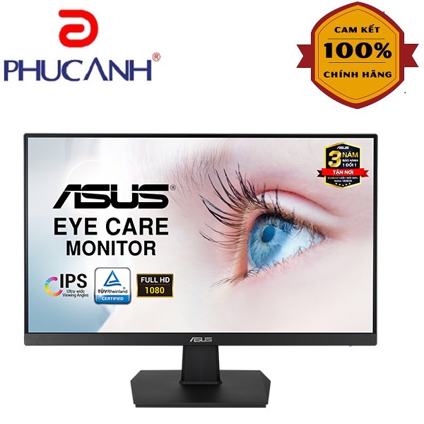 [Rẻ vô địch] Màn hình Asus VA24EHE 23.8Inch IPS 75Hz Không viền (Bảo hành Hãng 36 tháng)