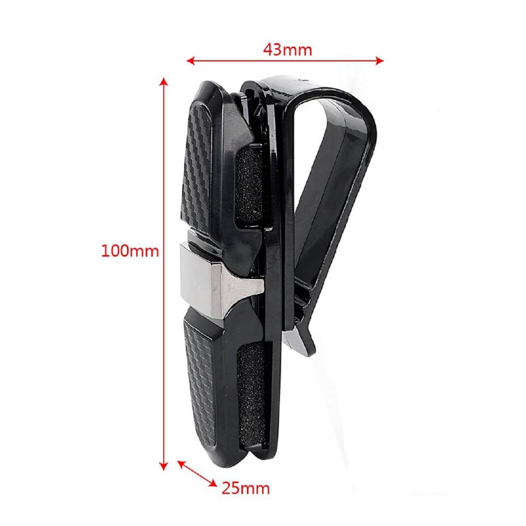 Kẹp giữ mắt kính/ thẻ vé đa năng gắn trên xe ô tô tiện dụng | BigBuy360 - bigbuy360.vn