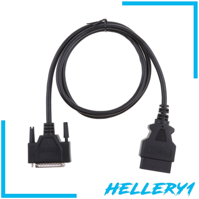 Cáp Chuyển Đổi OBD II 2 16Pin Sang DB25 25Pin Chuyên Dụng Cho Xe Hơi