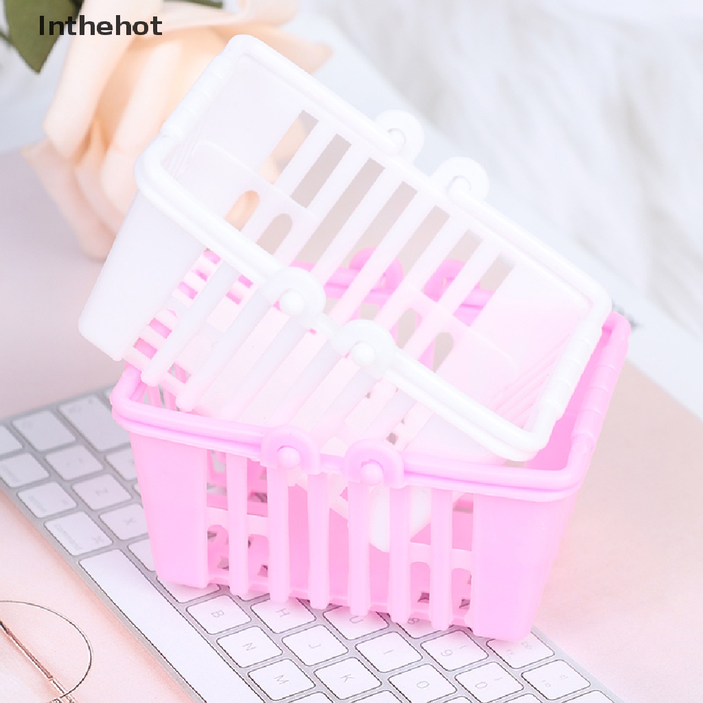 Set 2 giỏ mua sắm mini dành cho nhà búp bê