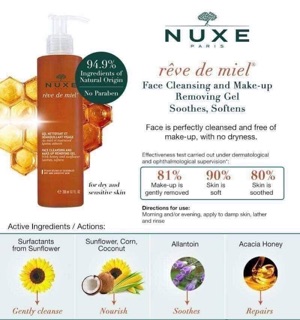 Sữa rửa mặt Nuxe