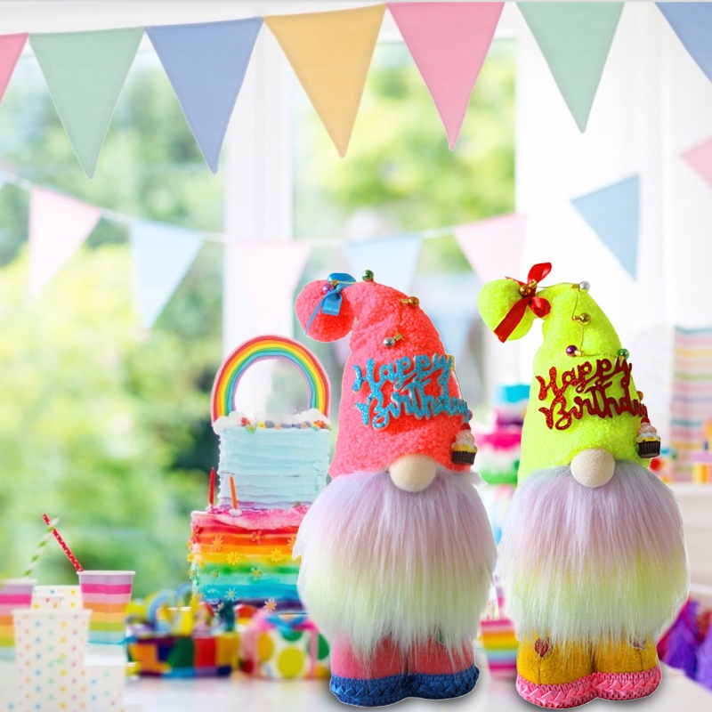 Thú Nhồi Bông Hình Tomte Swedish Dwarf Thủ Công Trang Trí Nội Thất