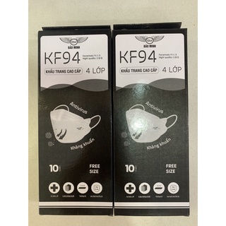[COMBO 5 HỘP ]KHẨU TRANG KF94 CAO CẤP 4 LỚP BẢO MINH