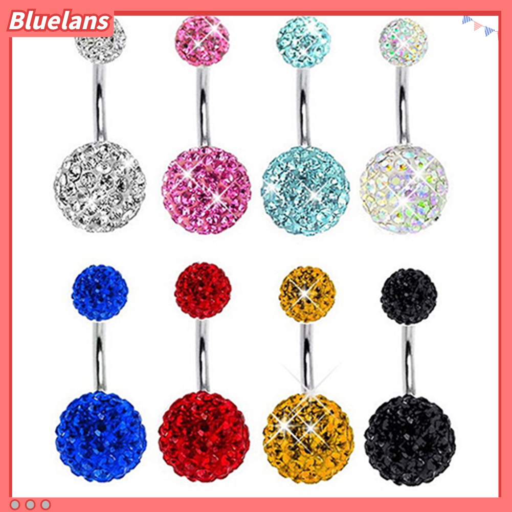 Khuyên rốn đính đá quý nhân tạo xinh xắn cá tính sang trọng dành cho nữ