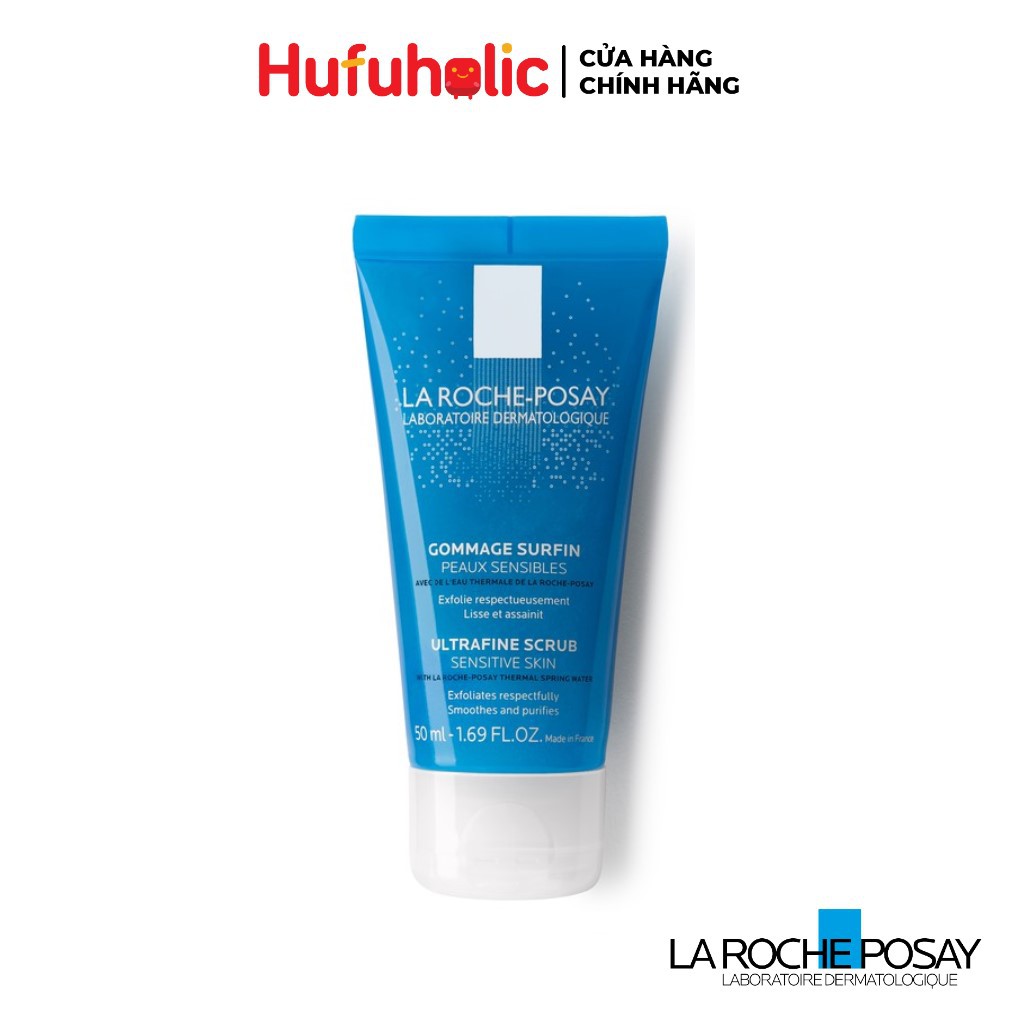 Gel tẩy tế bào chết LA ROCHE-POSAY cho da dầu mụn nhạy cảm làm sạch tái tạo da Ultrafine Scrub Sensitive Skin LARP09