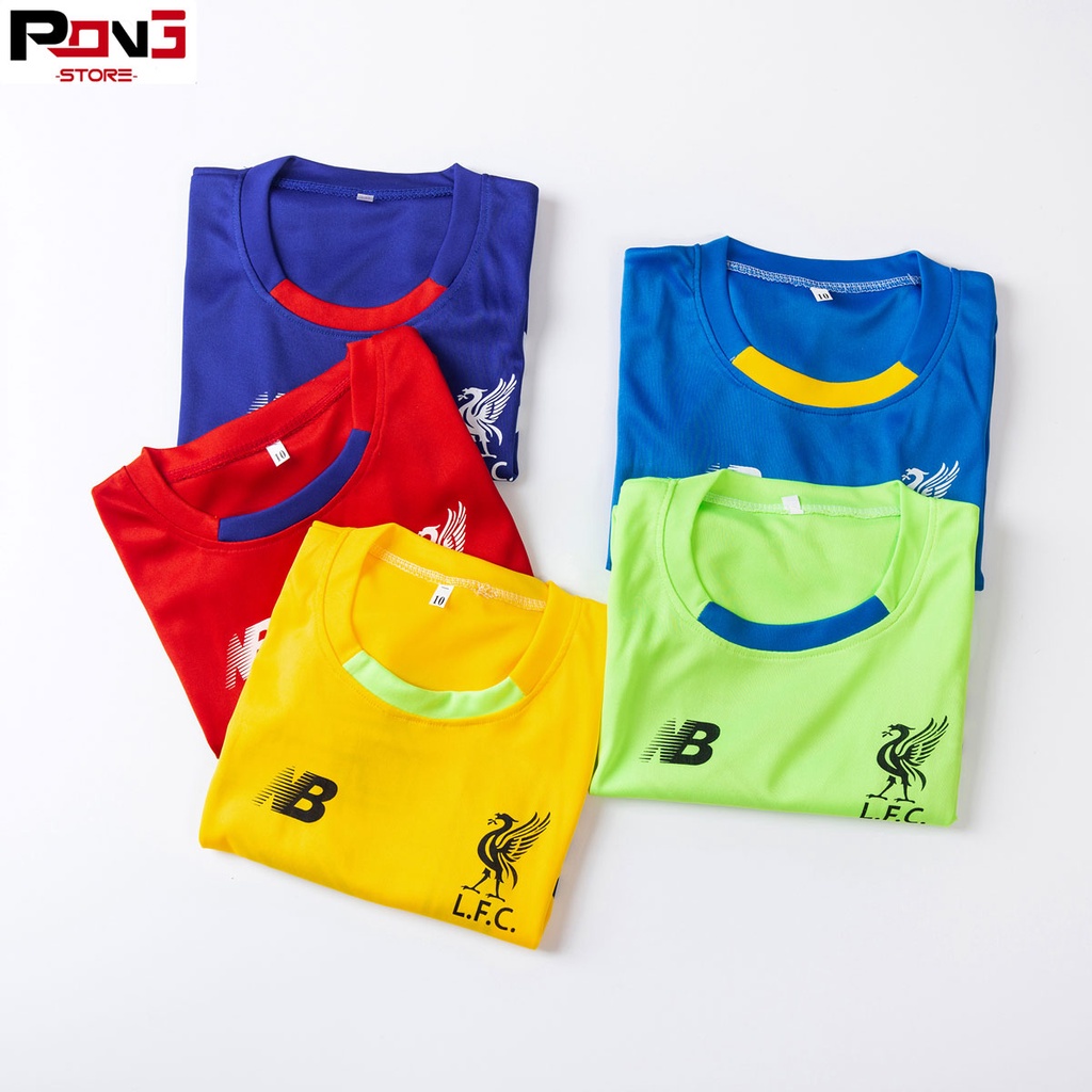 Bộ quần áo bóng đá trẻ em nam,nữ CLB Liverpool chất thun lạnh  cho các bé từ 2 đến 15 tuổi  của Pong__store