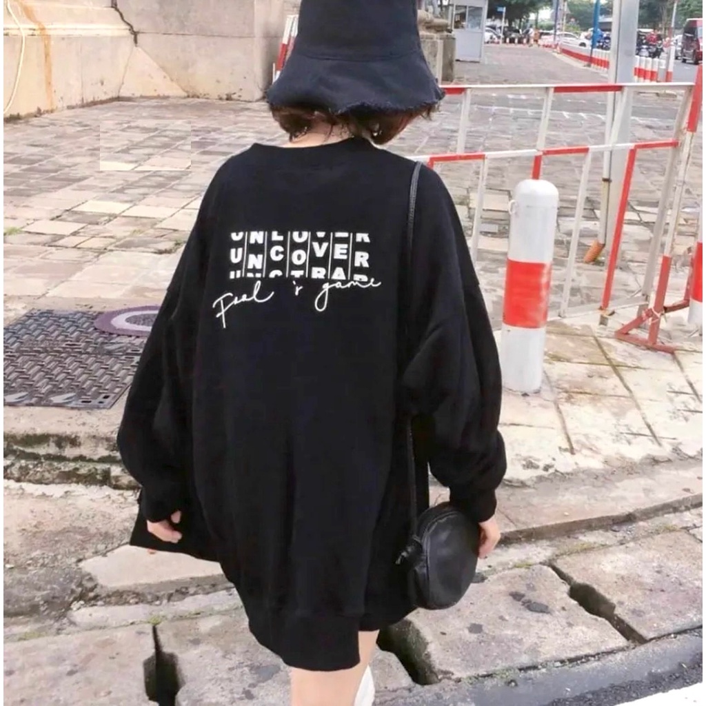 Áo Khoác Cardigan Uncover PEONYB Unisex [FREESHIP] Sweater form rộng tay bồng, jacket nỉ mỏng cá tính nam nữ Ulzzang