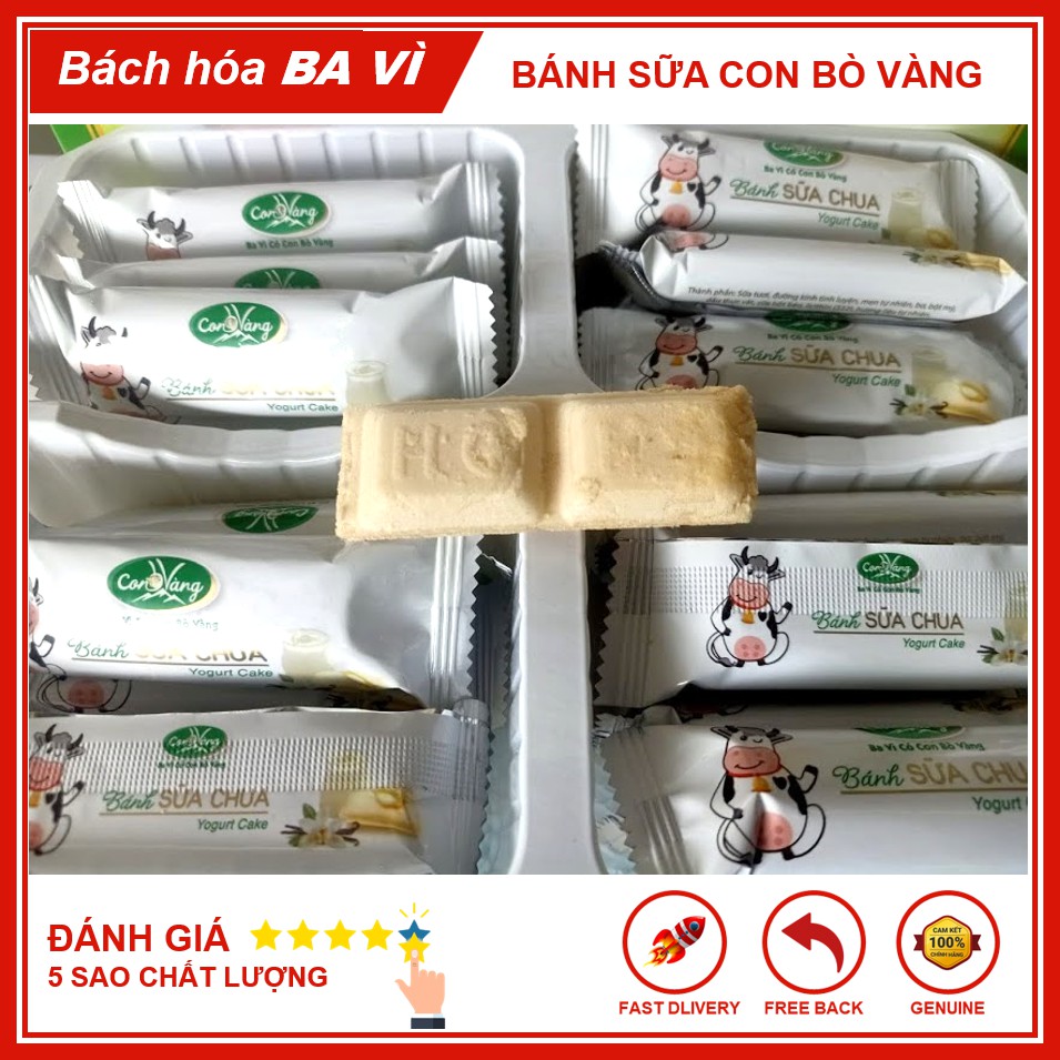 Bánh Sữa Ba Vì Con Bò Vàng Nguyên Chất Nhiều Vị Đa Dạng