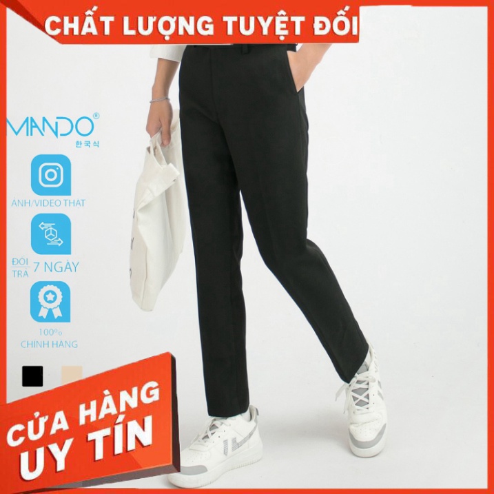 Quần Tây Âu Nam MANDO Công Sở, Dáng Ôm , Ong Côn, Phong Cách Hàn Quốc - QKN020 - Hàng nhập khẩu