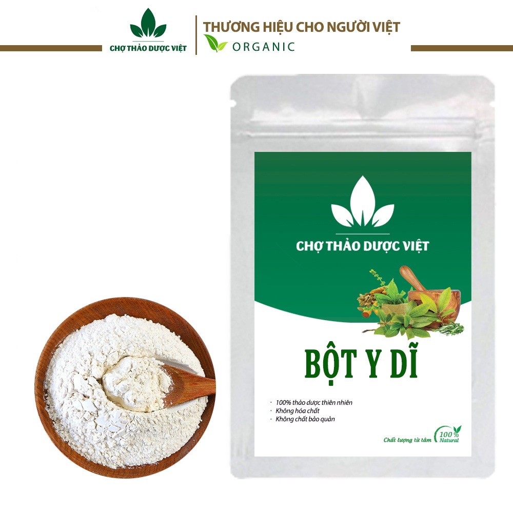 Bột y dĩ nguyên chất 1kg ( Bột hạt bo bo lợi sữa, dưỡng trắng) - Chợ Thảo Dược Việt