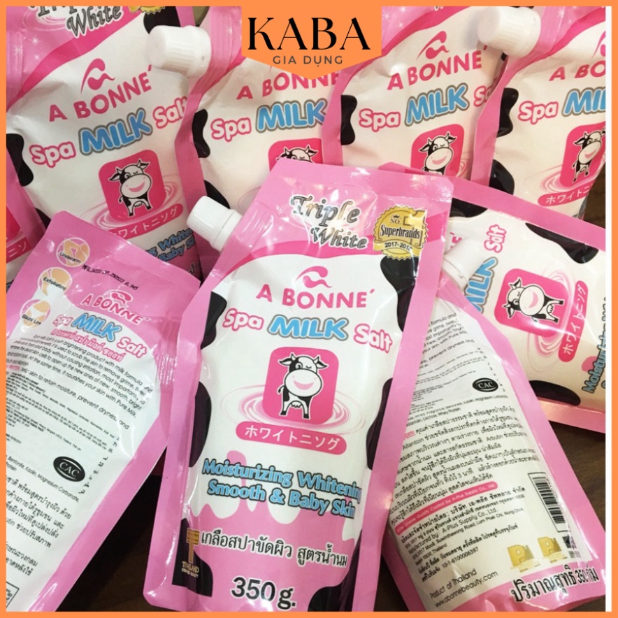 Muối Tắm Sữa Bò Tẩy Tế Bào Chết A Bonne Spa Milk Salt Thái Lan 350gr