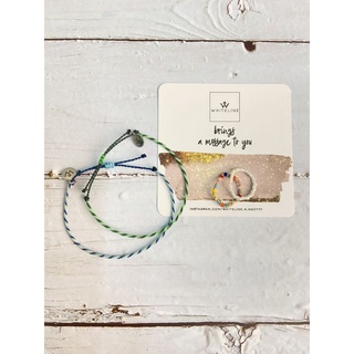 [Whiteline] Vòng tay Sugarcane Green (có size Chân)