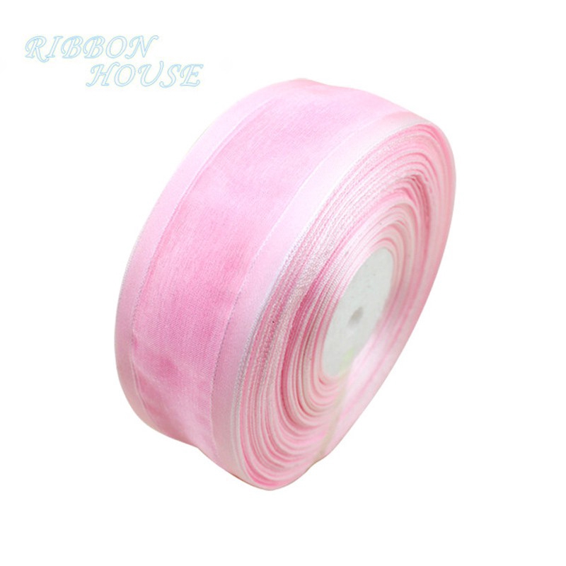 Cuộn Dây Ruy Băng Trắng Đường Kính 38mm Dài 10 Yards Dùng Gói Quà