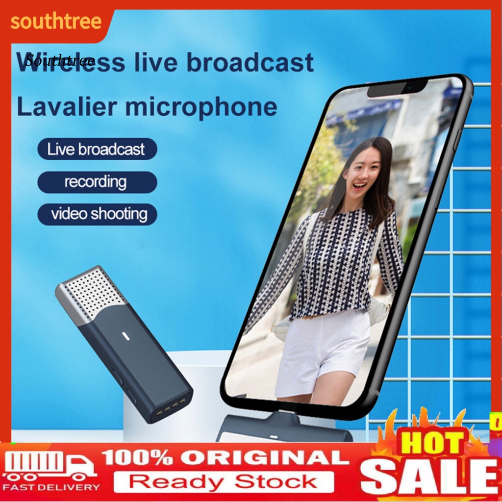 Micro Không Dây Kết Nối Bluetooth Tự Động Phát Sóng Trực Tiếp Kèm Hộp Sạc