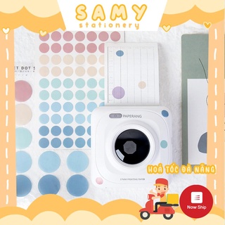 Set 3 Tấm Sticker Chấm Trang Tri Sổ Tay Take Notes Bullet Journal Trang Trí Tường Bàn Học