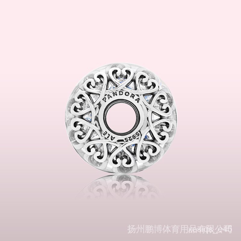 Mặt Dây Chuyền Bằng Thủy Tinh Mạ Bạc 925 Diy Cao Cấp797617Vòng Tay Chuỗi Hạt Thời Trang Cho Cặp Đôi