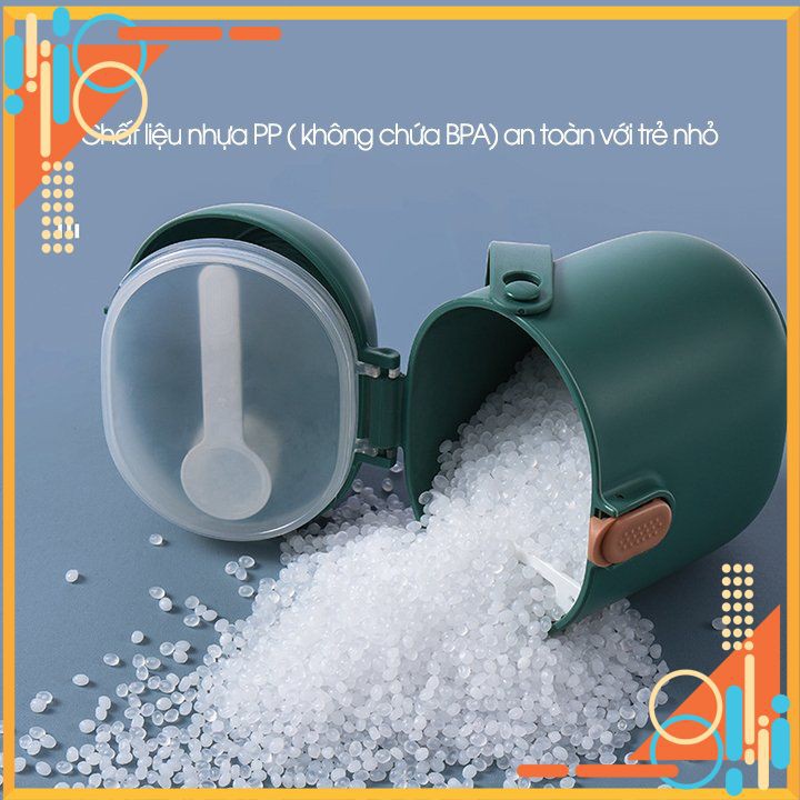 Hộp đựng đồ cho bé, Lọ chia sữa của bé nhỏ gọn tiện lợi dung tích 280ml