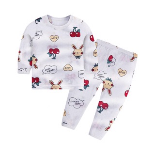 Bộ cotton sợi tre dài tay