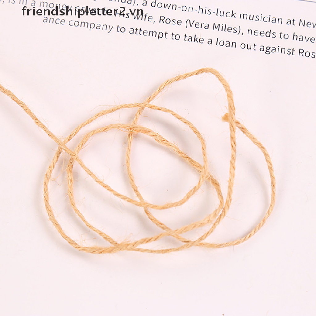 Dây Thừng Cotton Dài 10m Dùng Trang Trí Giáng Sinh